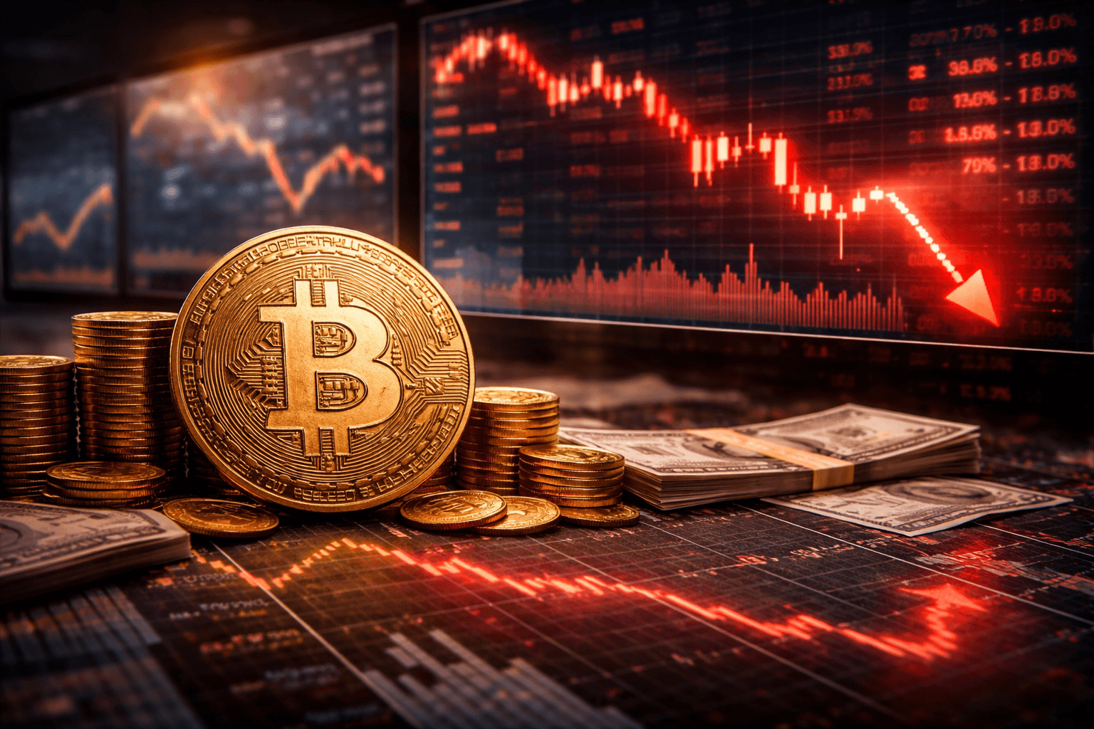 Bitcoin Enters Critical Phase as Nearly Half of Supply Slips Into Loss