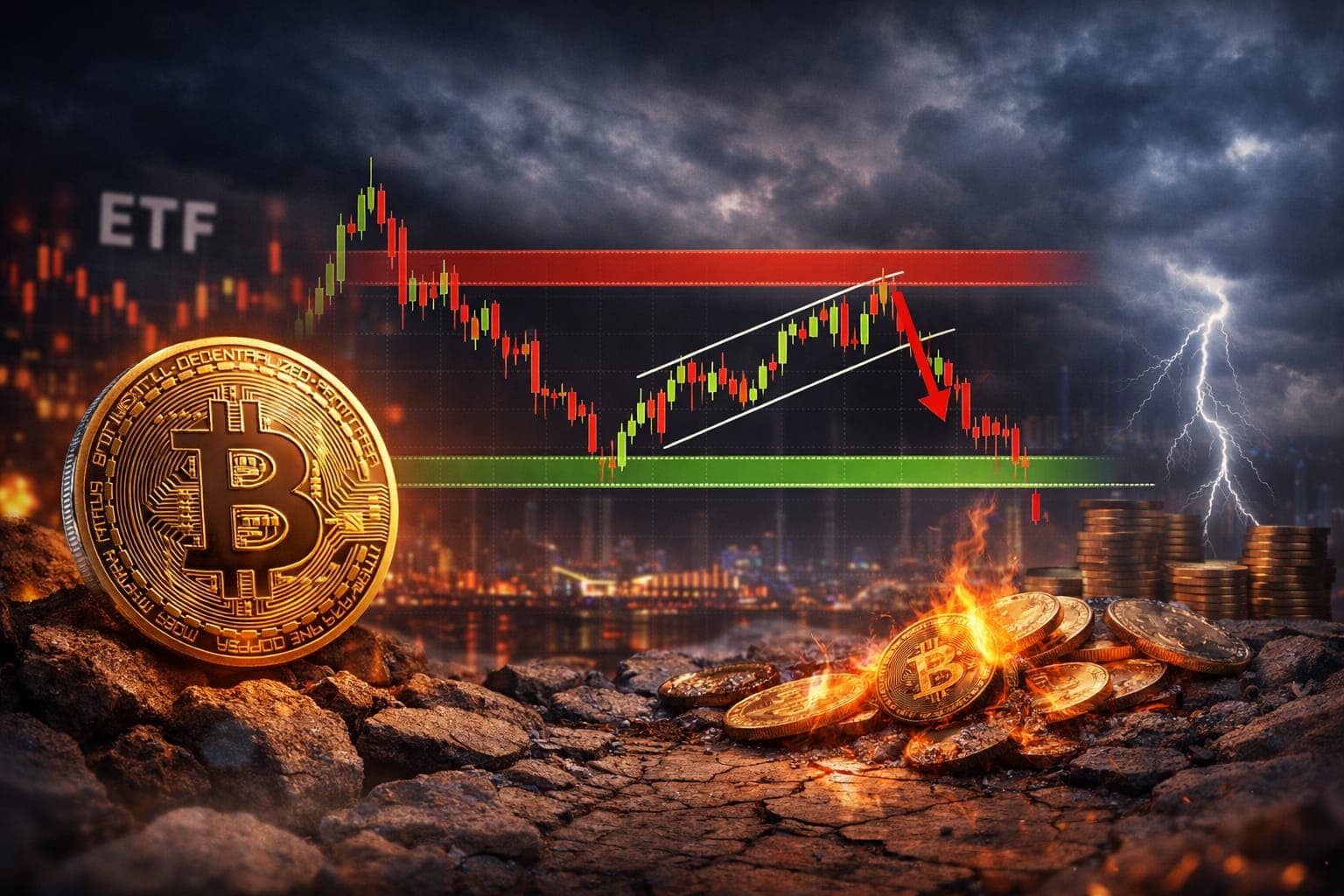 Bitcoin Price Prediction: Will BTC Hold Key Support or Face a Deeper Drop?