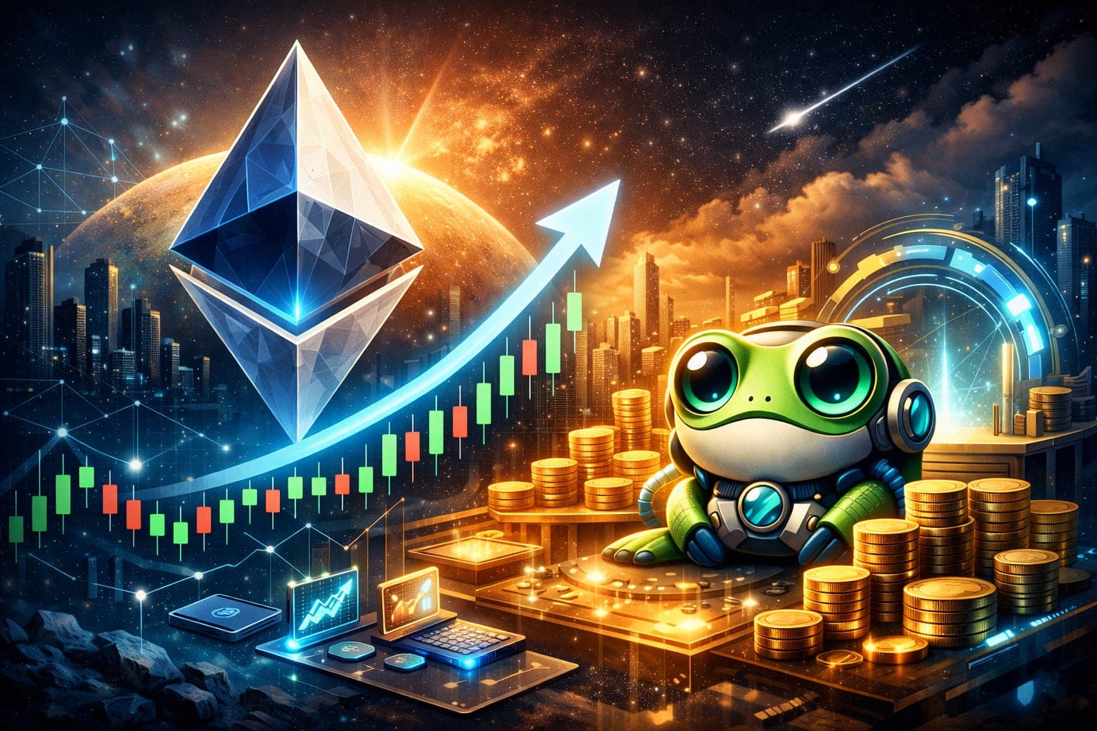 Pepeto Surpasses $7.96M Milestone as Ethereum Outlook Signals Potential New All Time High