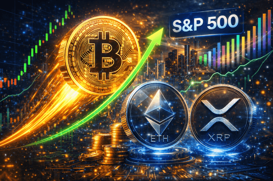 Crypto Price Today: Bitcoin Holds $77K, Ethereum Surpasses $2.4K as XRP Rallies and S&amp;P 500 Hits Record High