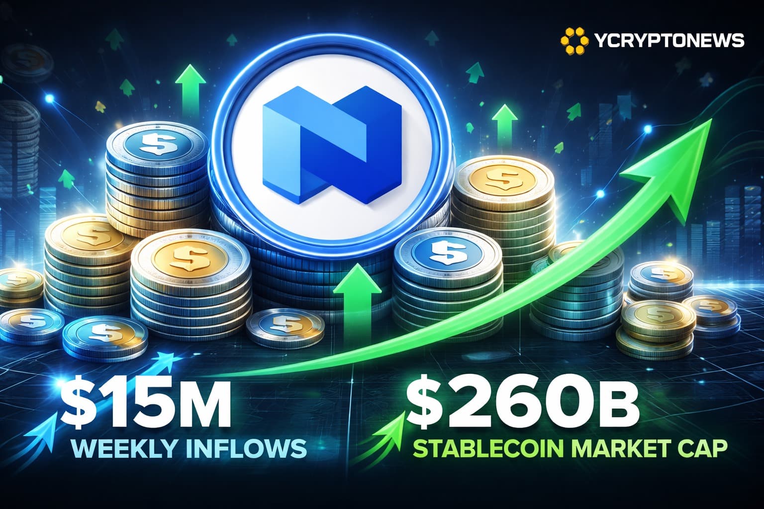 Stablecoin Inflows on Nexo Double, Approach $260B Market Cap